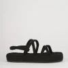 Sandali tacco 3cm pelle nero