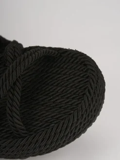 Sandali tacco 3cm pelle nero