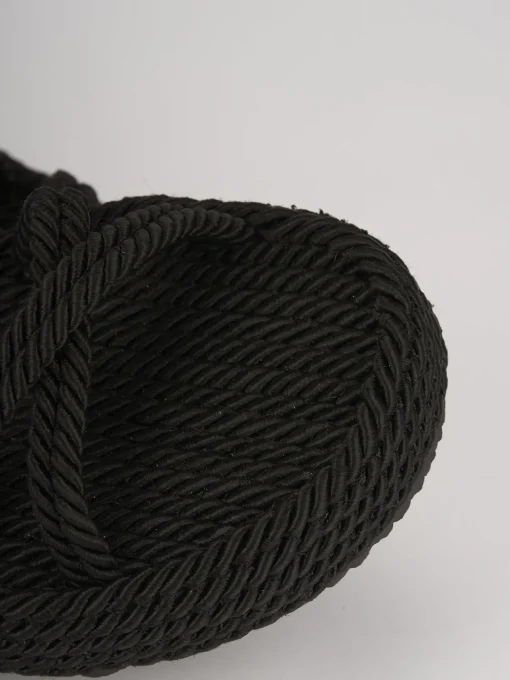 Sandali tacco 3cm pelle nero