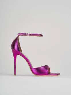 Sandali tacco 11cm pelle rosa