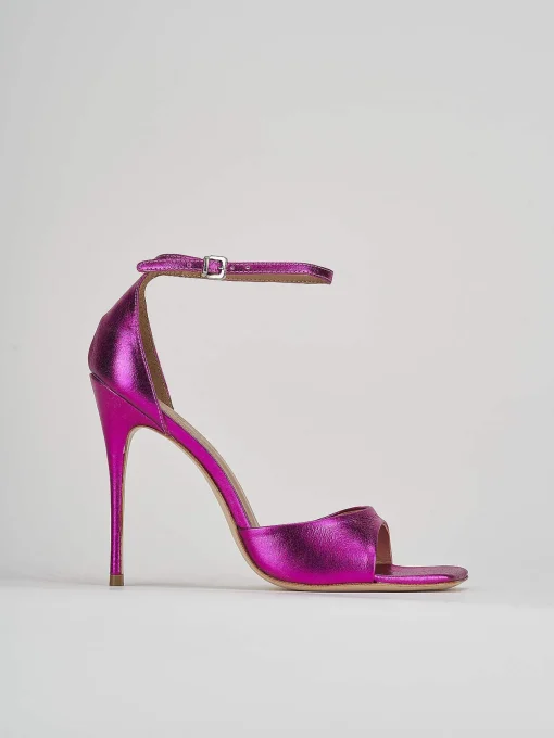 Sandali tacco 11cm pelle rosa