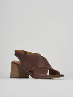 Sandali tacco 5cm pelle testa