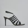 Sandali tacco 9cm vernice nero