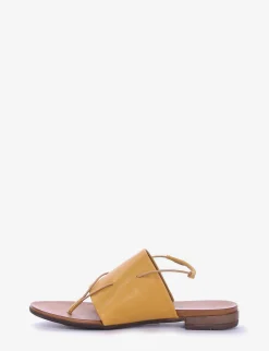 sandalo infradito tacco 1 cm giallo