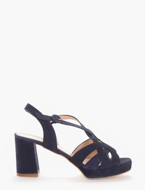 Sandalo tacco 70 blu