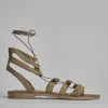 Sandalo tacco 1 cm beige camoscio