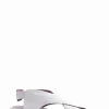 sandalo tacco 1 cm bianco