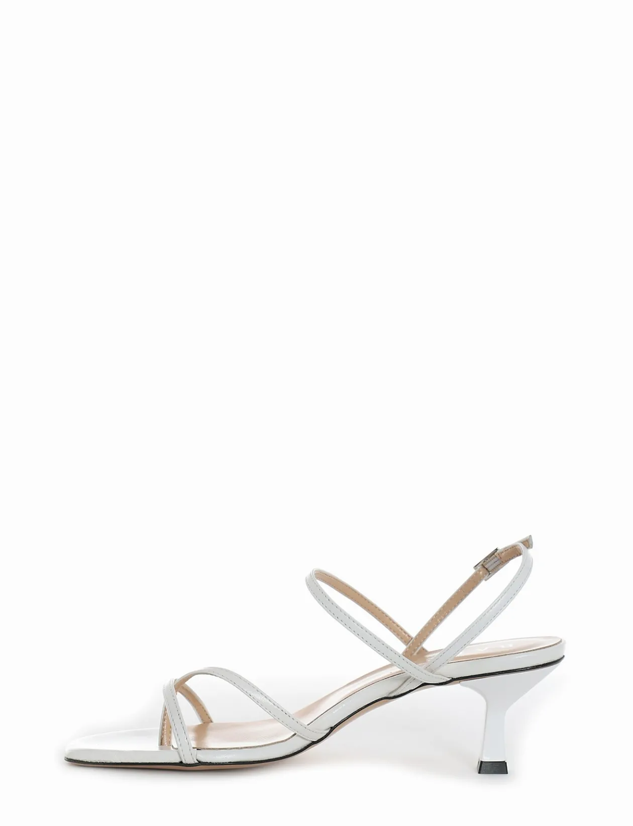 Sandalo tacco 5 cm bianco