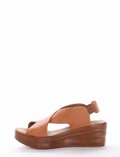 Sandalo tacco 6 cm cuoio
