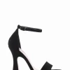 Sandalo tacco 10 cm nero