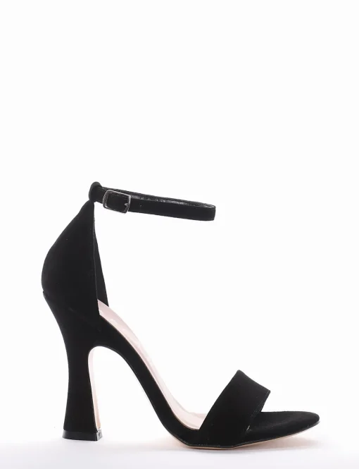 Sandalo tacco 10 cm nero