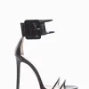 sandalo tacco 10 cm nero