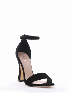 Sandalo tacco 10 cm nero