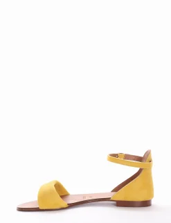 Sandalo tacco 1cm giallo