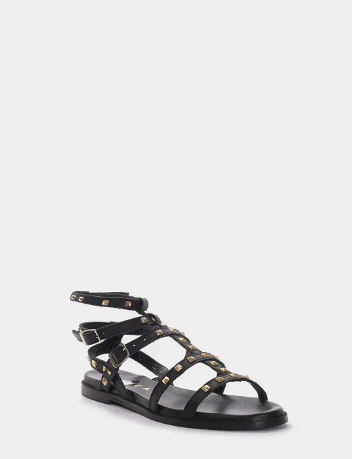 Sandalo tacco 1cm nero