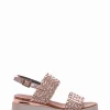 sandalo zeppa 3 cm bronzo