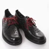 scarpa lacci tacco 2 cm nero