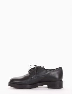 scarpa lacci tacco 2 cm nero