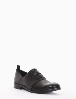 scarpa lacci tacco 2 cm nero