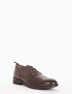 scarpa lacci tacco 2 cm tortora