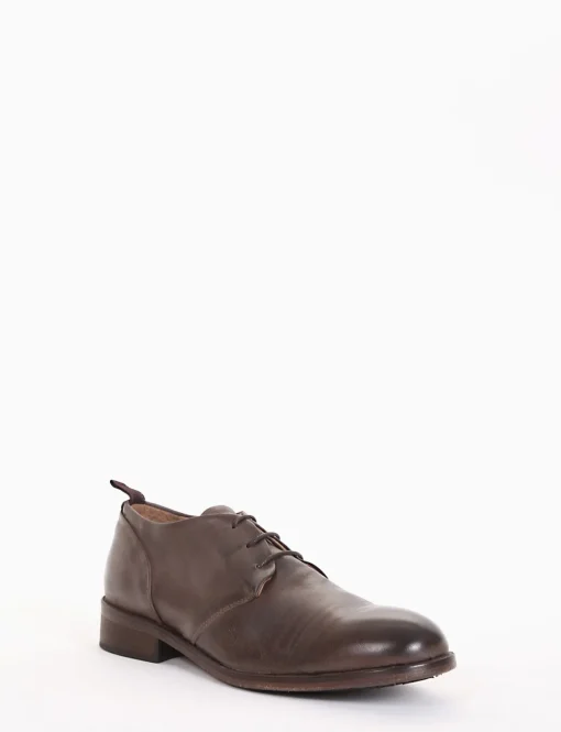 scarpa lacci tacco 2 cm tortora