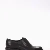 scarpa no lace tacco 3 cm nero