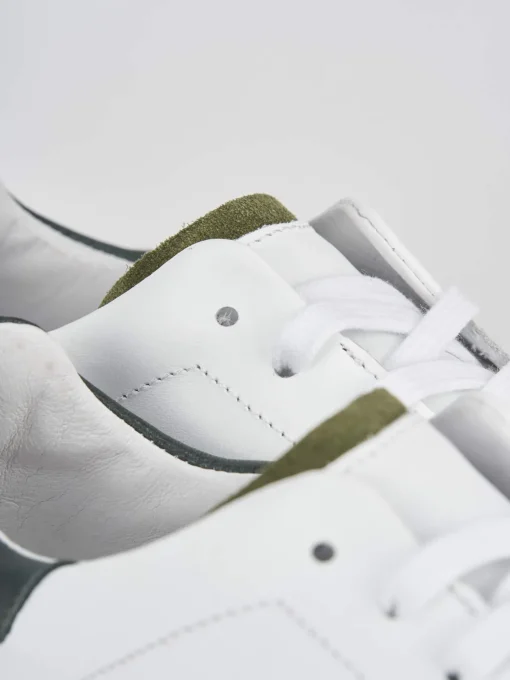 Sneakers bianco pelle