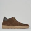Sneakers camoscio marrone