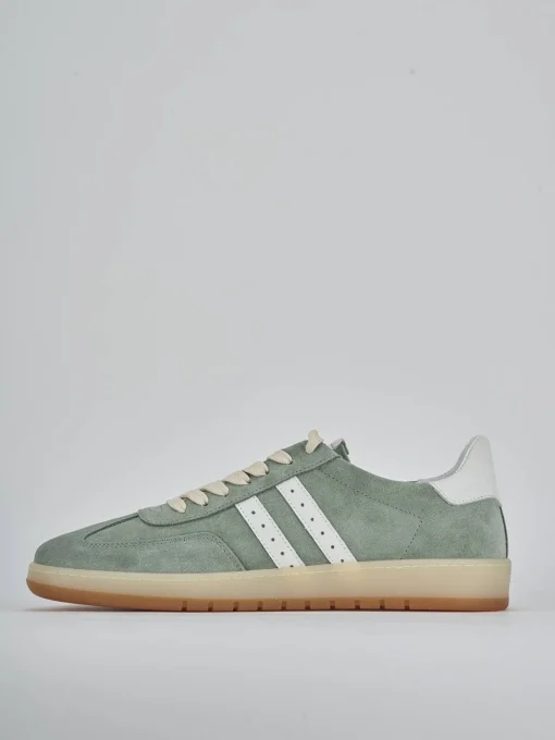 Sneakers camoscio verde