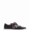 Sneakers fondo alto 3 cm nero