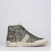 Sneakers glitter argento