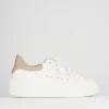 Sneakers pelle bianco