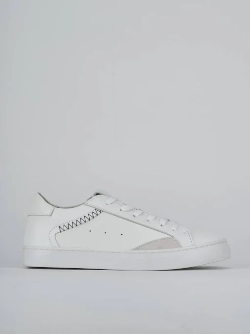 Sneakers pelle bianco