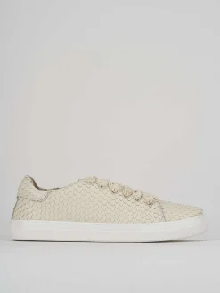 Sneakers pelle bianco