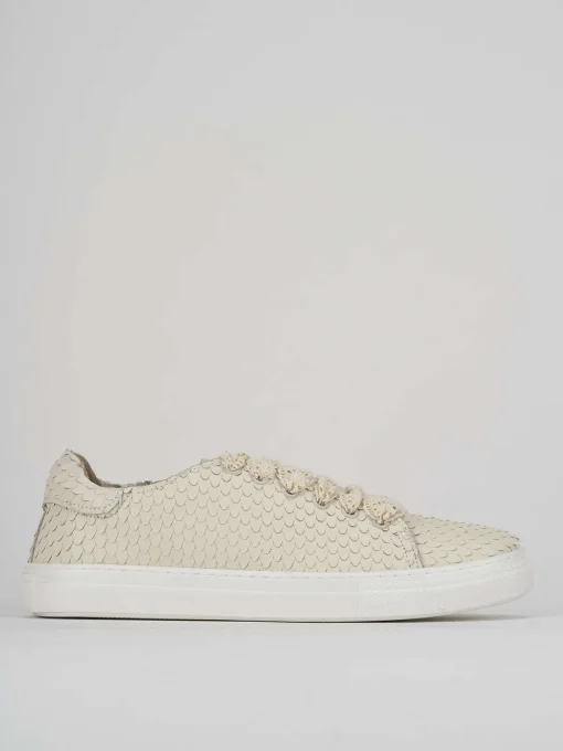Sneakers pelle bianco