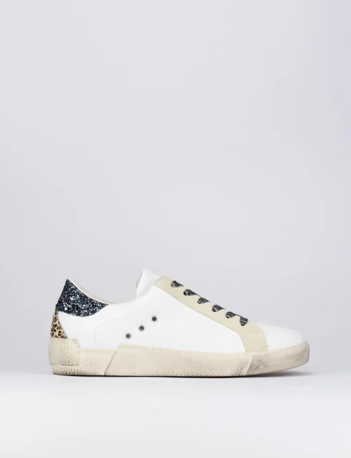 Sneakers pelle bianco