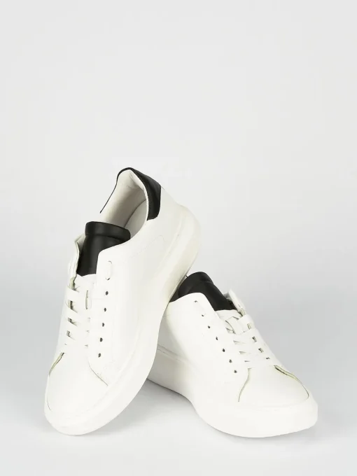 Sneakers pelle bianco