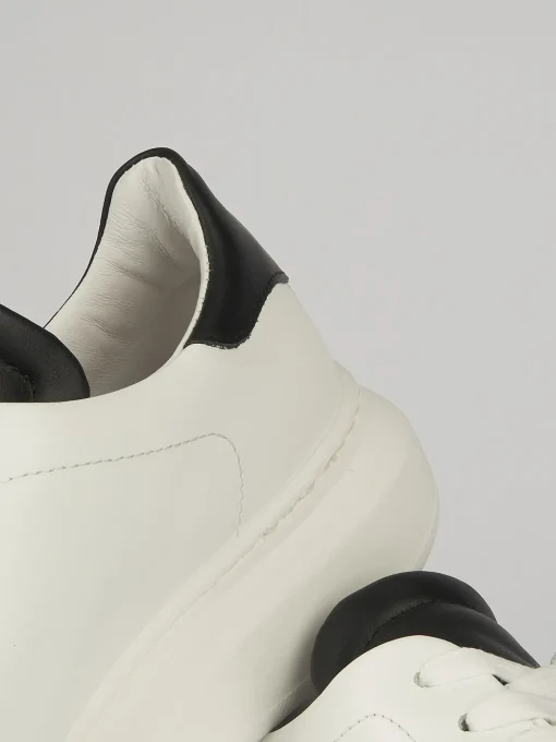 Sneakers pelle bianco