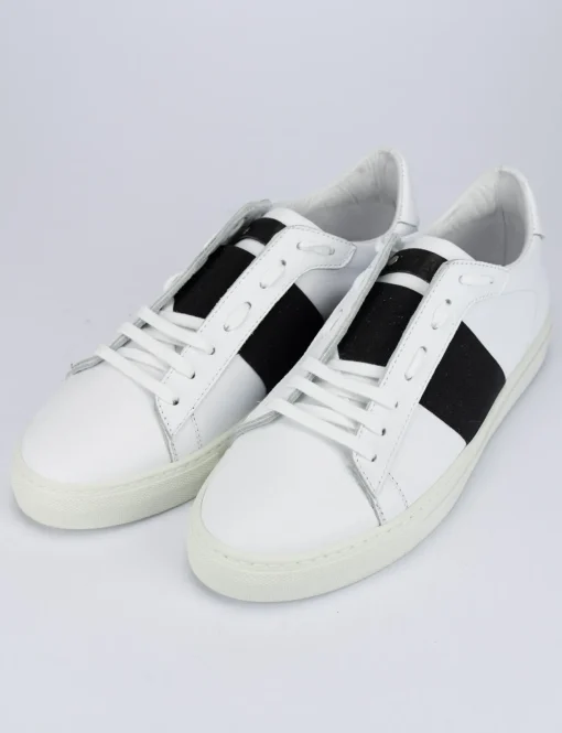 Sneakers pelle bianco