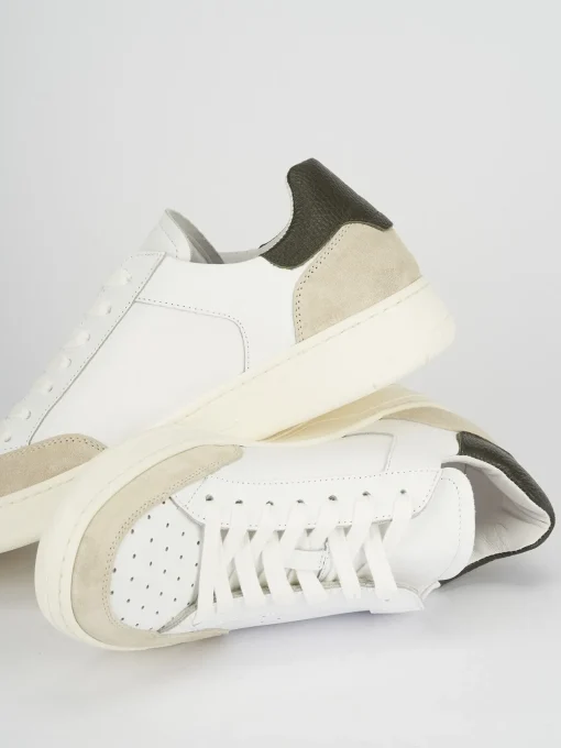 Sneakers pelle bianco