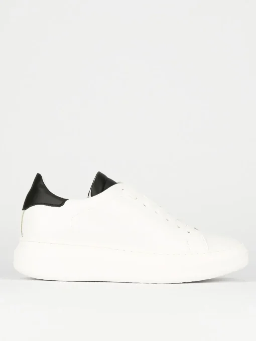 Sneakers pelle bianco