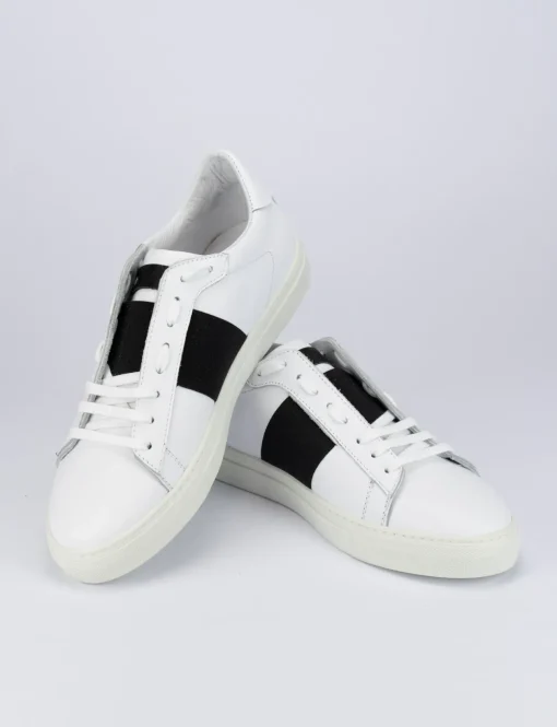 Sneakers pelle bianco