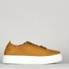 Sneakers pelle giallo