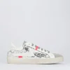 Sneakers pelle grigio