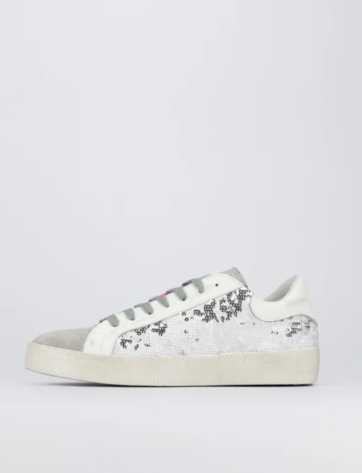 Sneakers pelle grigio