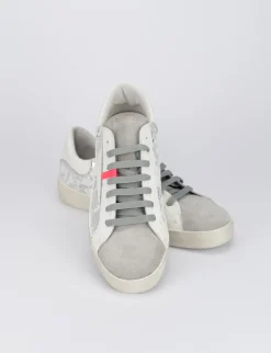 Sneakers pelle grigio