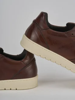 Sneakers pelle marrone
