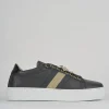 Sneakers pelle nero