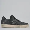 Sneakers pelle nero