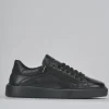 Sneakers pelle nero